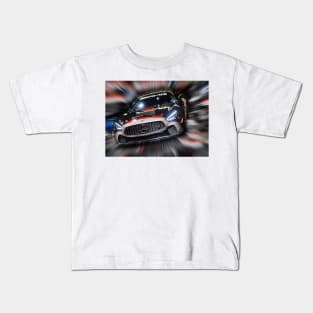 Speeding Mercedes-AMG GT4 Kids T-Shirt